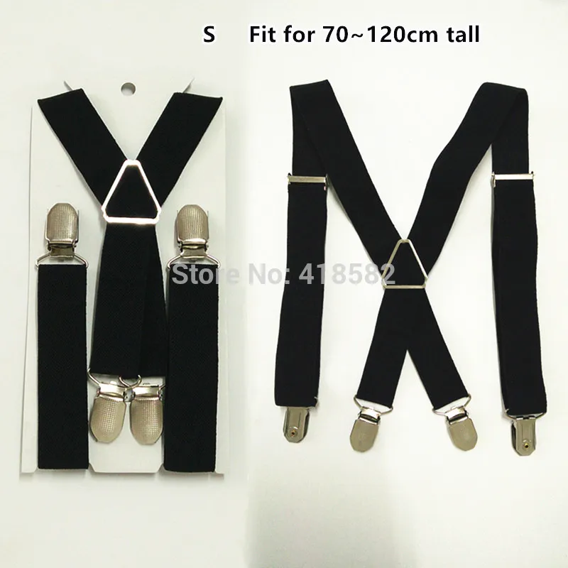 Новые модные мужские подтяжки на 4 клипсах размера для мальчиков и девочек X back