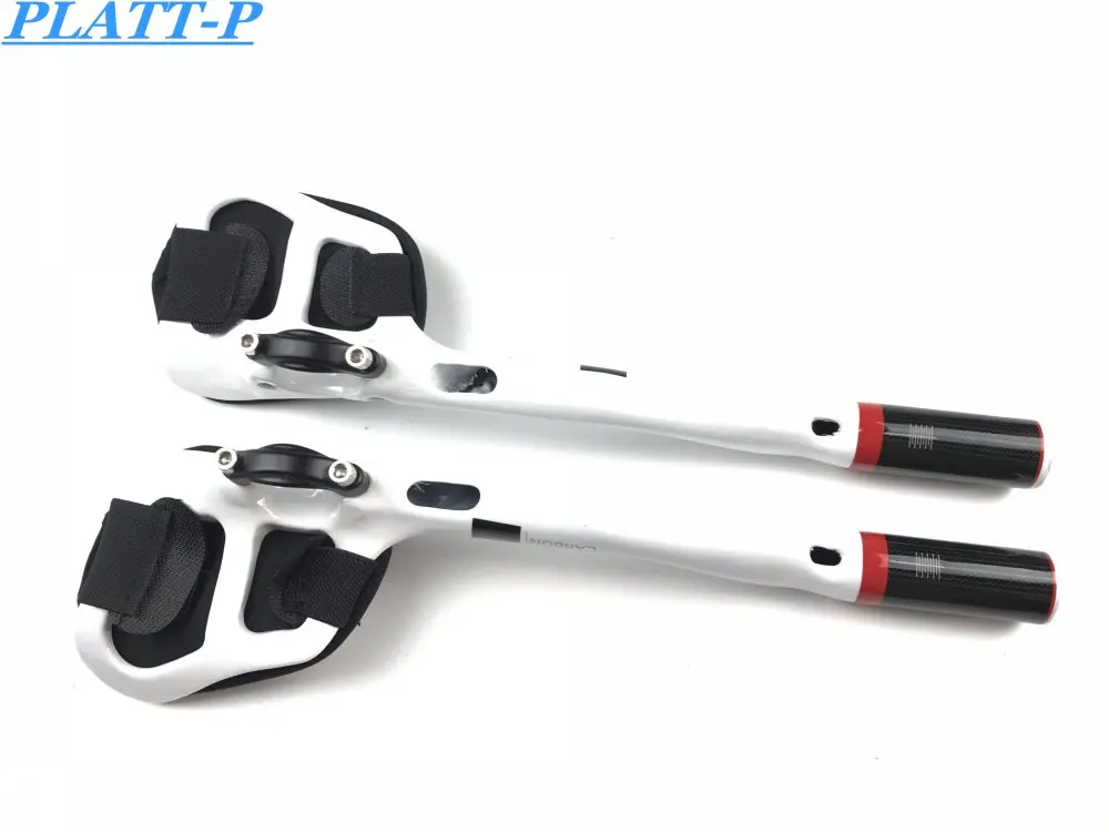 Велосипедные наконечники PLATT white tt руль из углеродного волокна TT дорожный/горный