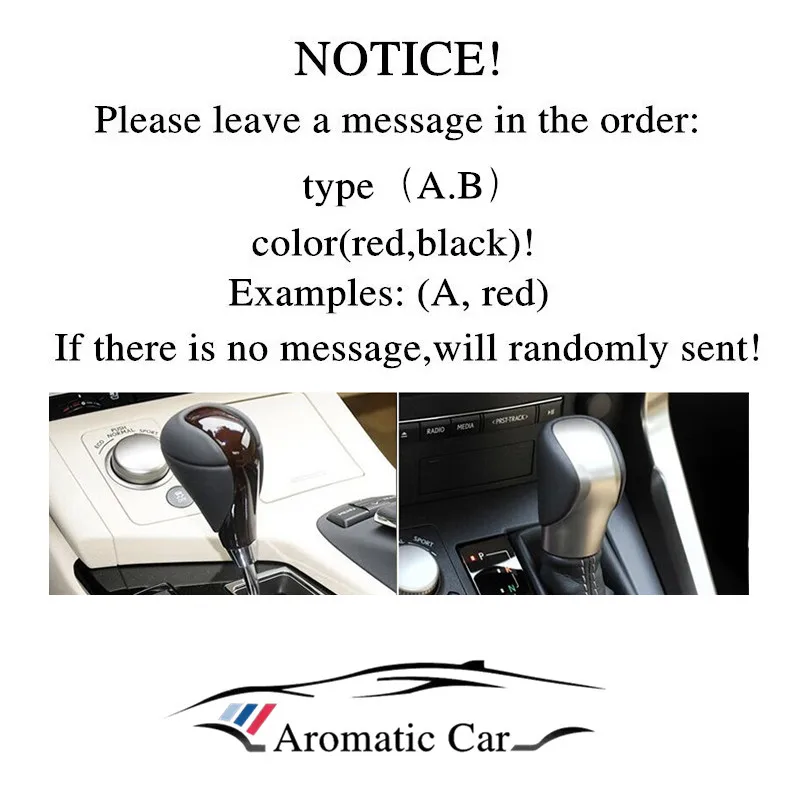 Автомобильный чехол для рычага переключения передач из натуральной кожи Lexus Rx200t