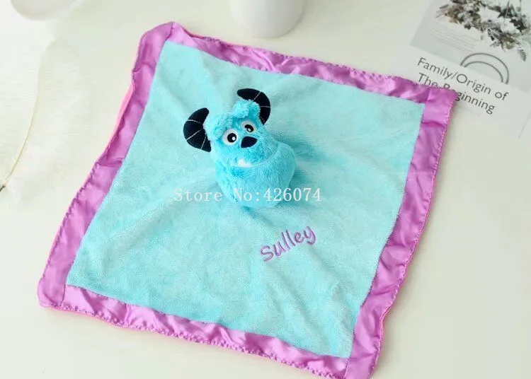 Новые монстры sulley Майк Вазовски комфорта ребенка Полотенца Одеяло с плюшевой подкладкой для девочек и мальчиков, детские мягкие Животные игрушки для детей, подарки