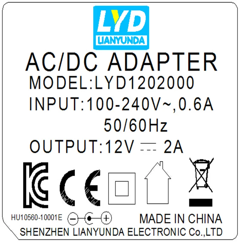 Для Корея 12 V/2A AC DC Мощность адаптер для электротехнического оборудования
