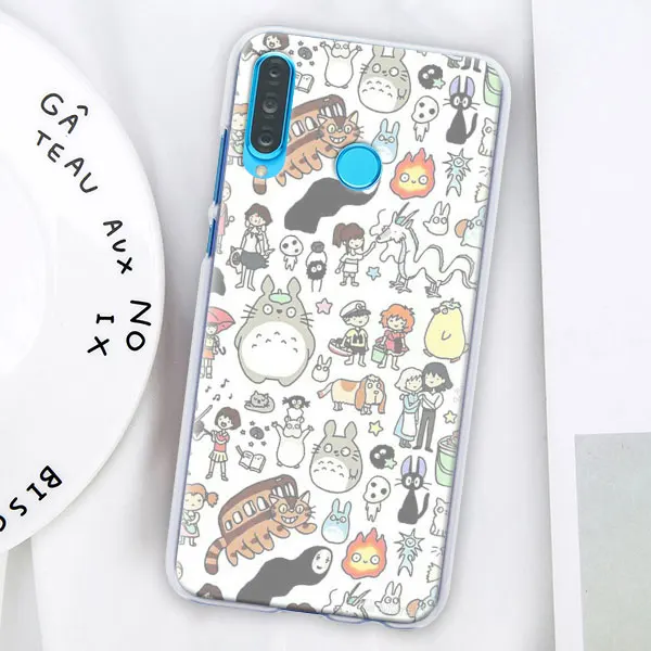 003 Тоторо Унесенные призраками Ghibli Miyazaki чехол для телефона coque для huawei P30 Pro P10 P20 P30 Lite P8 P9 Lite P Smart Plus чехол - Цвет: 003