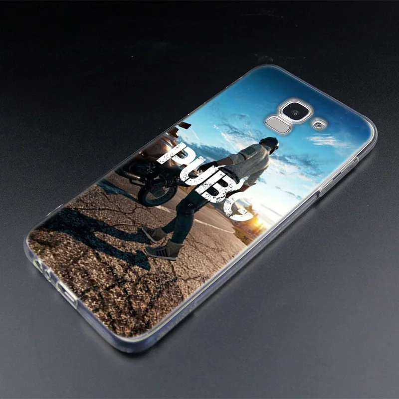 Горячий PUBG игровой прозрачный мягкий силиконовый чехол для Samsung Galaxy J2Pro J4 J6 J8 2018 J3