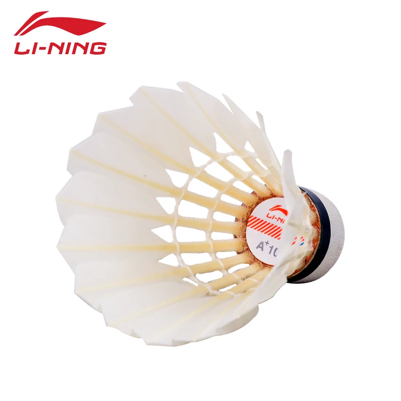 Воланчики для бадминтона на уровень игры Li Ning с гусиными перьями A + 100 5