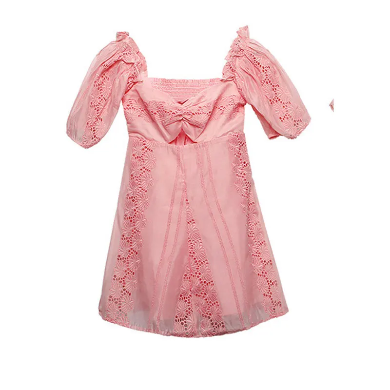 Женское мини платье с дырками и треугольным вырезом 2019|Женские платья| |