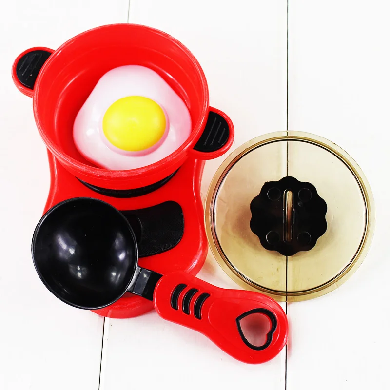 One Set Kitchen Cooking Toy Children DIY Beauty Plastic Role Play Kids Educational Toys Red Pink | Игрушки и хобби