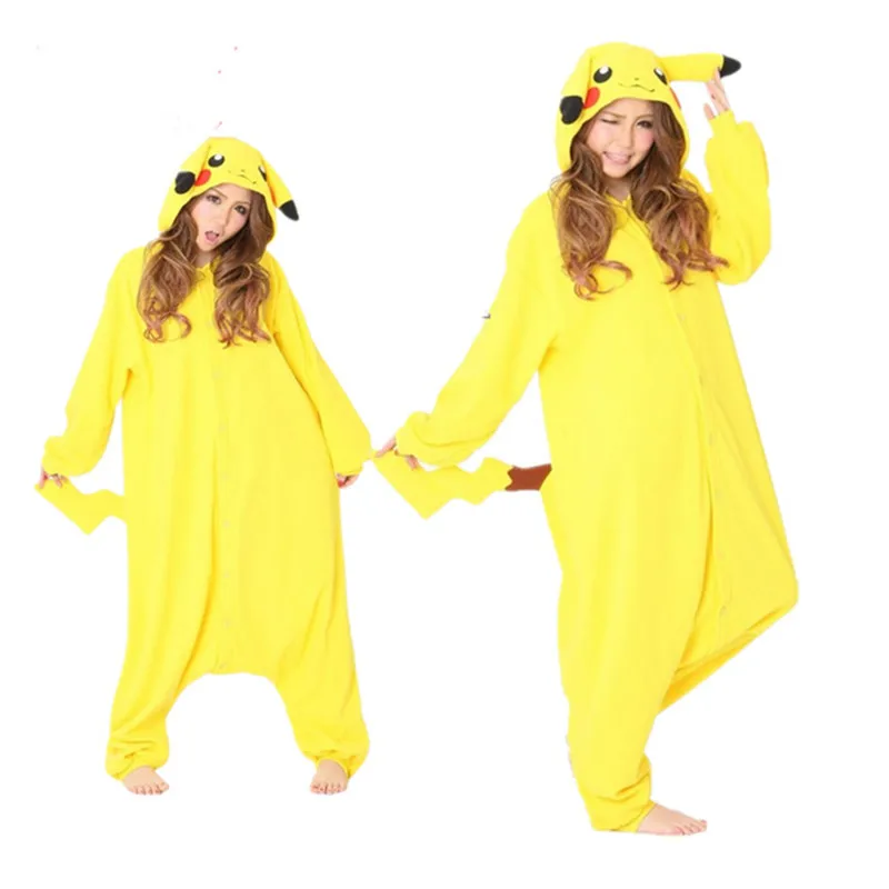 Унисекс Пижама для взрослых одежда сна Пикачу женщин Хэллоуин Onesie костюм| |