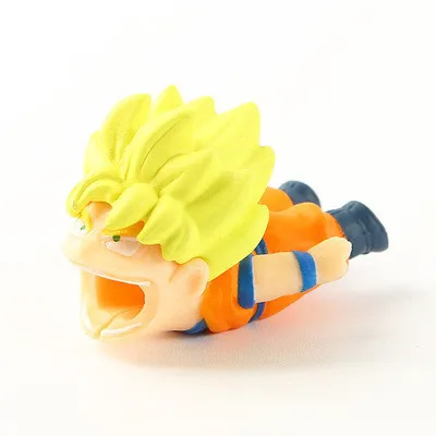 Cute Bite Cartoon Dragon Ball People Protector for iphone 7 X XS Max Cord Protection Protective Cover USB Charging Cable Winder