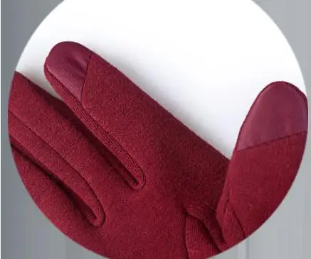 

Autumn and winter women's thicken warm winter gloves lady's winter touch screen glove winter warm driving glove R084