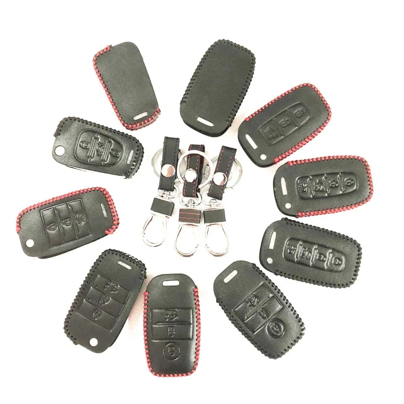 Чехол для ключей из натуральной кожи Kia KX3 KX5 K3S/Rio Ceed Cerato optima K5 Sportage Sorento K2 Soul K3 styling