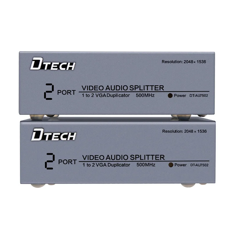 DT-AU7502 VGA сплиттер с аудио HD один точка два |