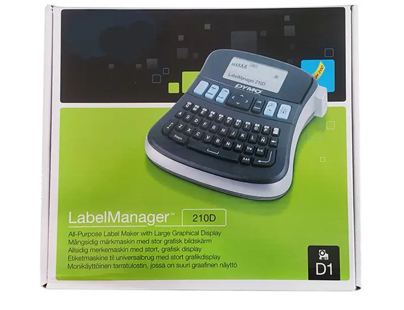 LM-210D ручной принтер для печати этикеток менеджер этикеток для dymo LM210D кабельная наклейка принтер этикеток все английские печатные машинки 210D