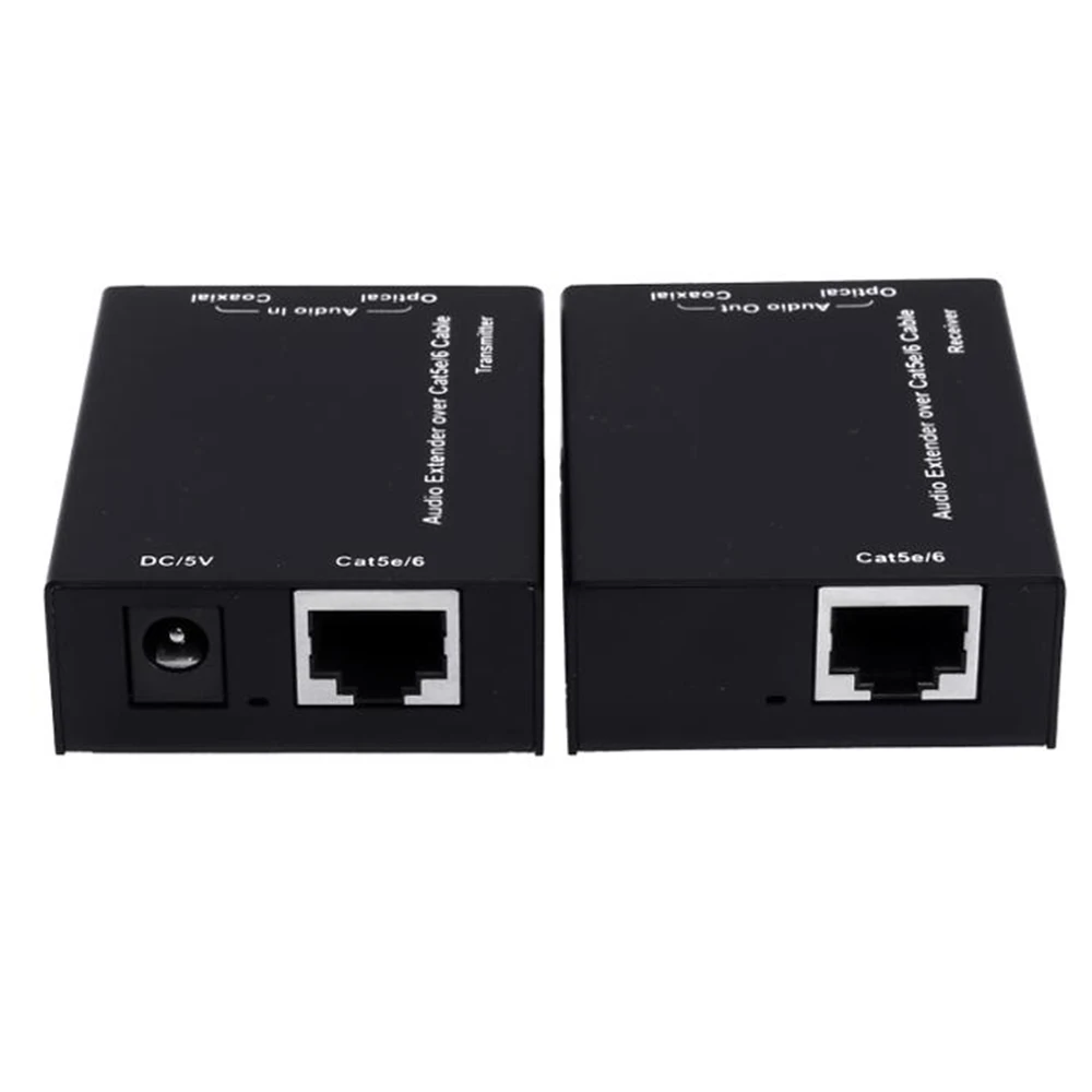 active digital audio extender digital coaxial spdif toslink audio extender by cat65e up to 300m free global shipping