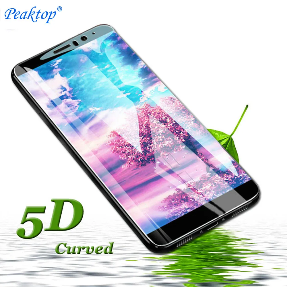 Изогнутое закаленное стекло 5D с полным покрытием клея для Nokia 7 Plus X6 пленка 6 2018 2 3 5