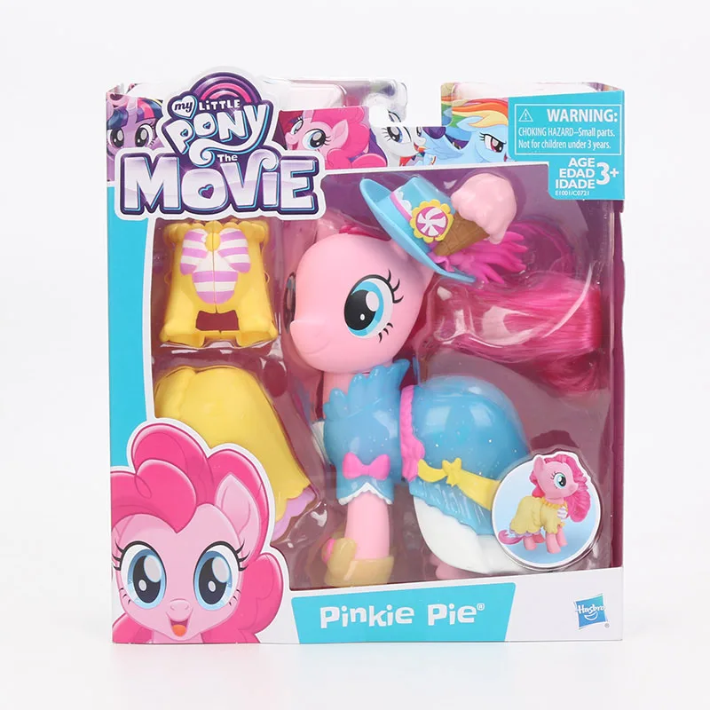 15 см игрушки My Little Pony оснастки Мода Пинки Пай Сумеречная Искорка ПВХ фигурка домик игровой набор Коллекционная модель куклы - Цвет: pink pinkie pie