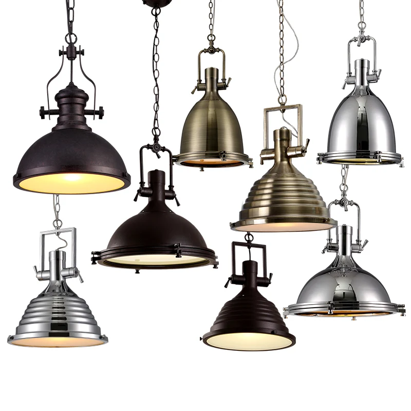 Подвесной светильник в скандинавском стиле современный железный ретро для лофта