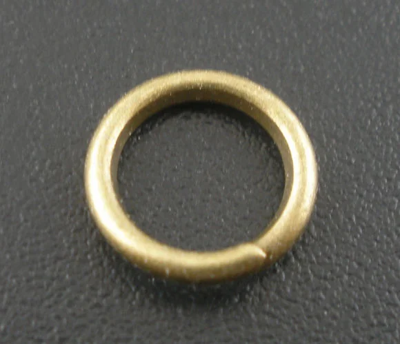 Doreen Box Lovely 200 шт бронзового цвета Открытые Кольца 8x1 2 мм (B03829)|ring findings|jump ringsopen jump rings
