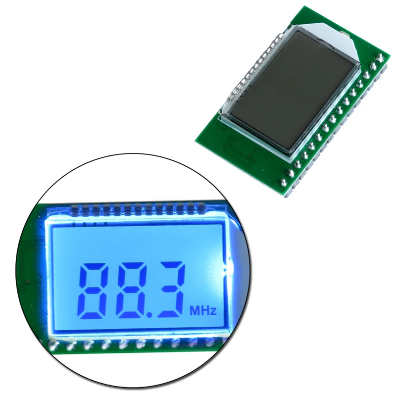 PLL LCD цифровой 87 108 МГц FM радио приемник модуль беспроводной микрофон стерео| |