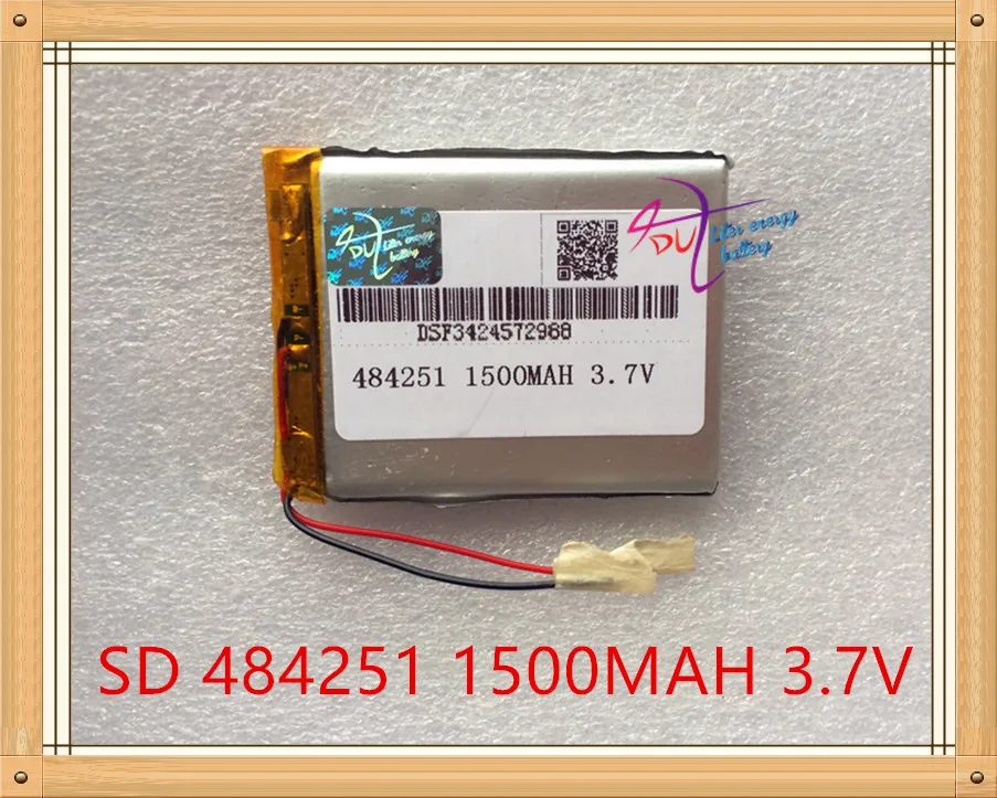 

Литровый аккумулятор 3,7 V литий-полимерный аккумулятор 1500mAh C430 GPS навигатор 484251 рекордер