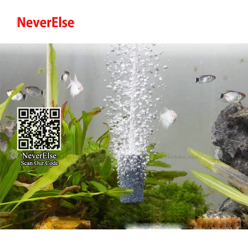 Aquarium Bubbler Air Stone 4Kinds for Fish Tank Pond Hydroponics Aerator Air Pump Accessories Ceramic Airstone Oxygen Diffuser