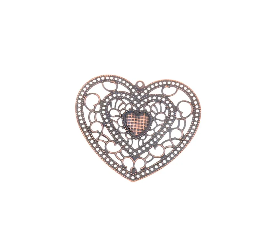 Бесплатная доставка 10 шт. античная медь/золото/серебро филигранная обертка в