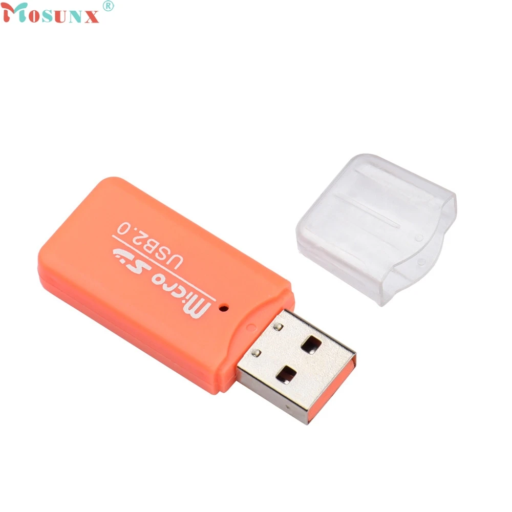 Mosunx заводская цена высокоскоростной мини USB 2 0 Micro SD TF T Flash Card Reader адаптер 0217 Прямая