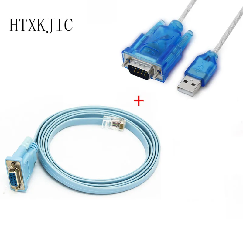 Cable de consola RJ45 Ethernet a Rs232 DB9 puerto COM, enrutadores hembra...