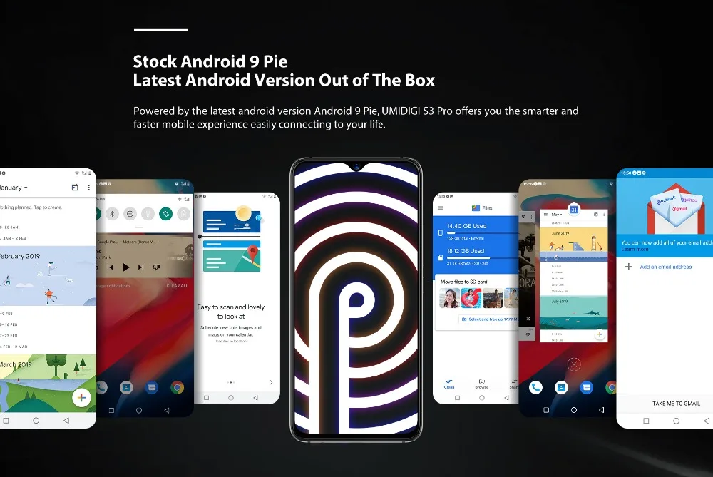 Смартфон UMIDIGI S3 PRO Android 9,0, 48 Мп+ 12 Мп+ 20 МП, 5150 мА/ч, 6 ГБ, 128 ГБ, 6,3 дюйма, FHD+ NFC, керамическая капля, глобальная версия, 4G