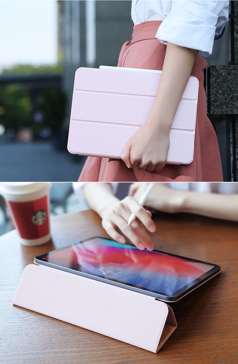 Для iPad Pro 12 9 чехол 11 2020 Магнитный с поддержкой беспроводной зарядки для Apple Pencil