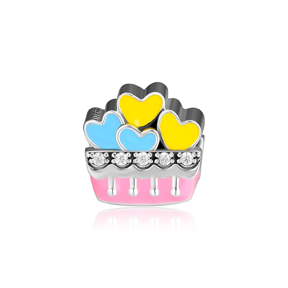 

Fits Pandora Charms Bracelets Abundance of Love Beads 100% 925 Sterling-Silver-Jewelry Free Shipping DIY Making