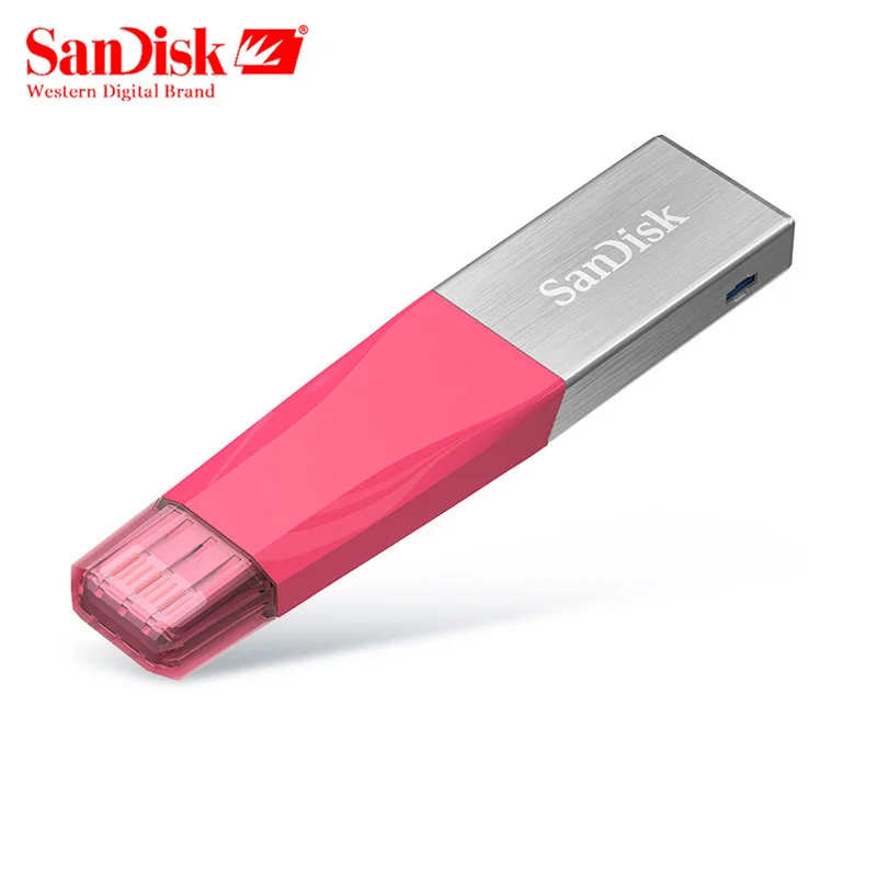 Оригинальный флеш накопитель Sandisk USB для iPhone iPad iPod Lightning OTG 128 Гб 64 ГБ 32 Флешка 3 0