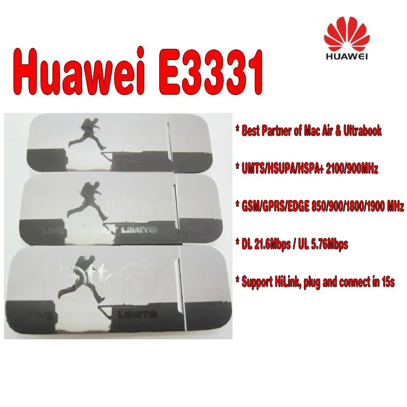 Lot of 100pcs Huawei E3331 Mini 21Mbps 3G Datacard
