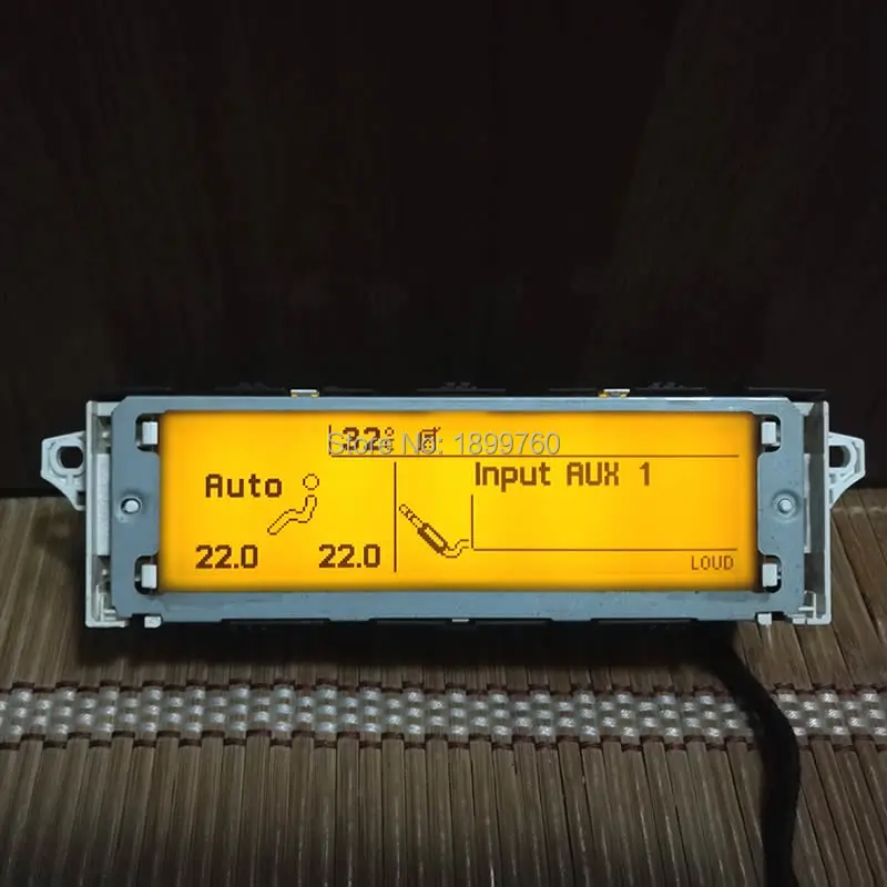 Высококачественный экран с поддержкой USB и Bluetooth желтый дисплей 12-контактный для