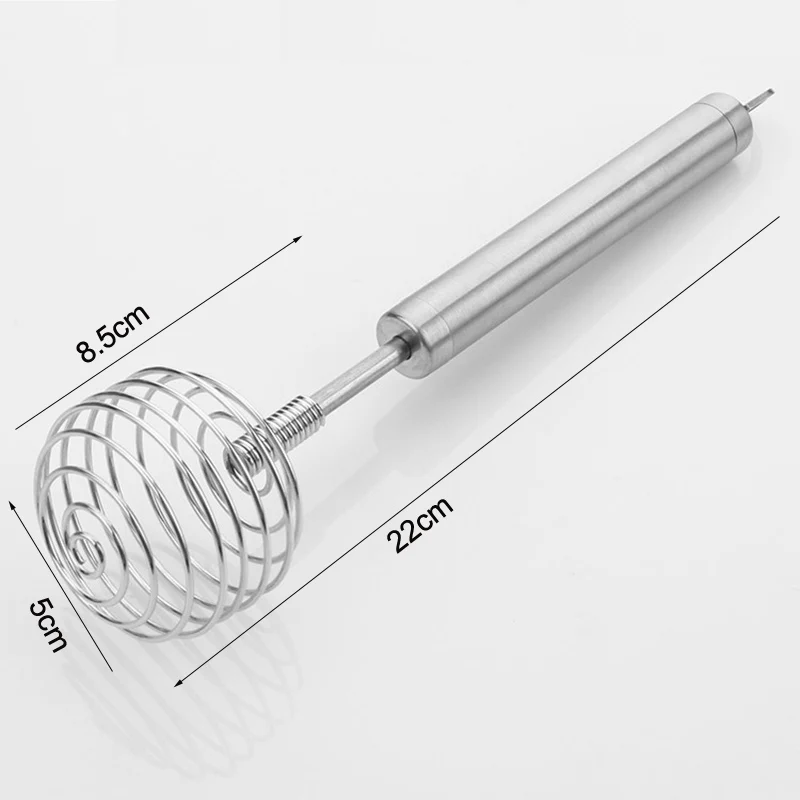 New Arrival Manual Stainless Steel Egg Beater Whisk Mixer Cream Whipper Hot Drink Foamer Kitchen Cooking Tools | Дом и сад