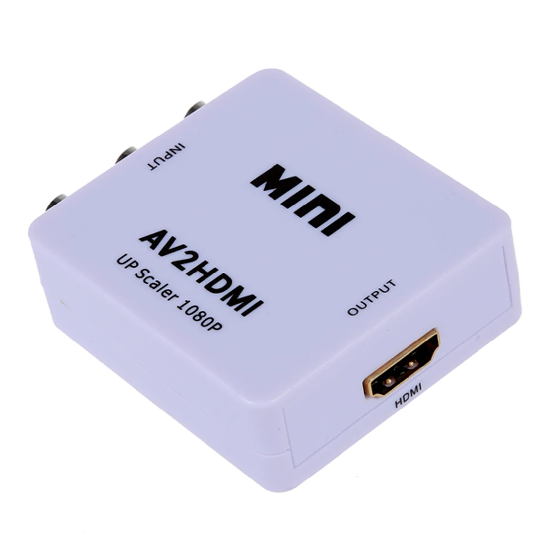 Мини AV CVBS композитный видео-hdmi конвертер масштабируется до 1080 P