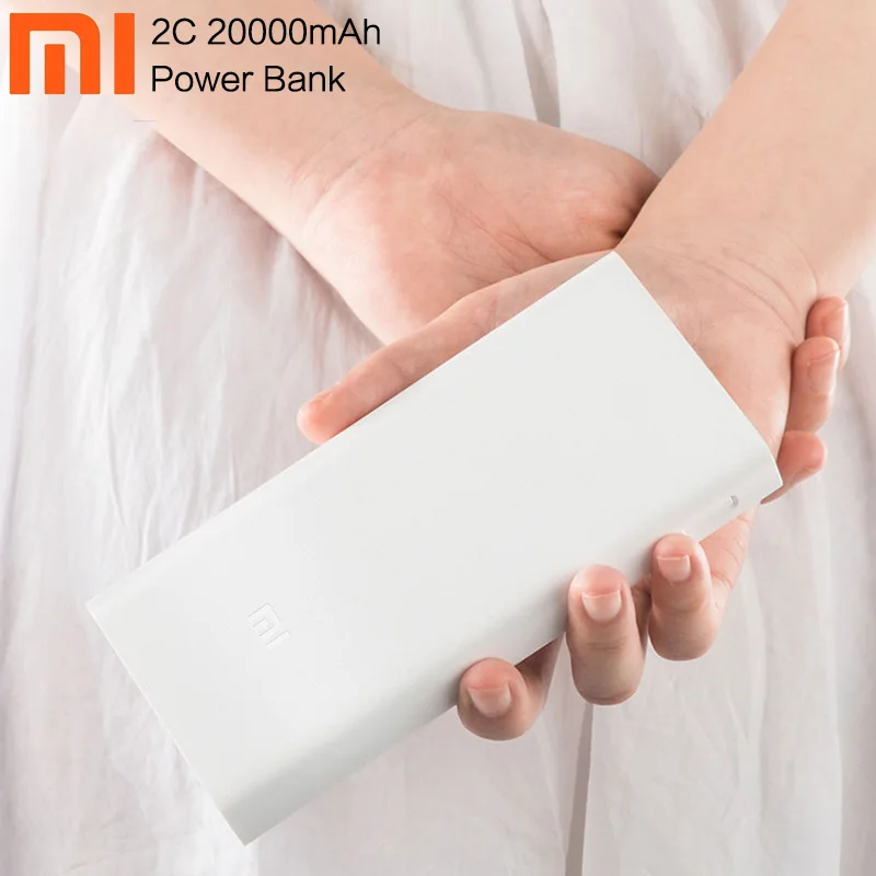 Оригинальный внешний аккумулятор Xiaomi 20000 мАч 2C быстрое зарядное устройство с