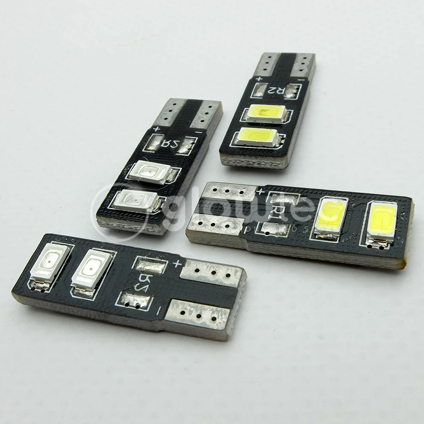 Промо 4 шт. T10 SMD 5730 светодиодный 120LM светильник лампа для чтения Белый Красный