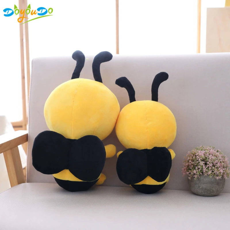 

Kawaii Honeybee Plush Toy Lovely Bee with Wings Soft Stuffed Baby Dolls Children Appease Dolls Kids Birthday Gift 20-45cm