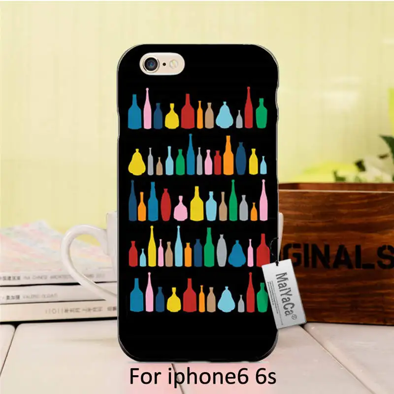 Утолить Жажду Фруктов Арбуз Красочная Печать Пластиковых Черный телефон случае