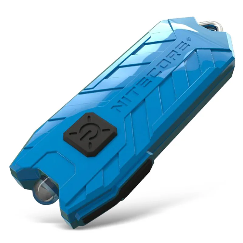 NITECORE трубчатый портативный светильник Micro-USB Перезаряжаемый EDC Карманный флэш-светильник водонепроницаемый мини-размер светильник вес 10 красочных ключей лампа - Цвет: azure