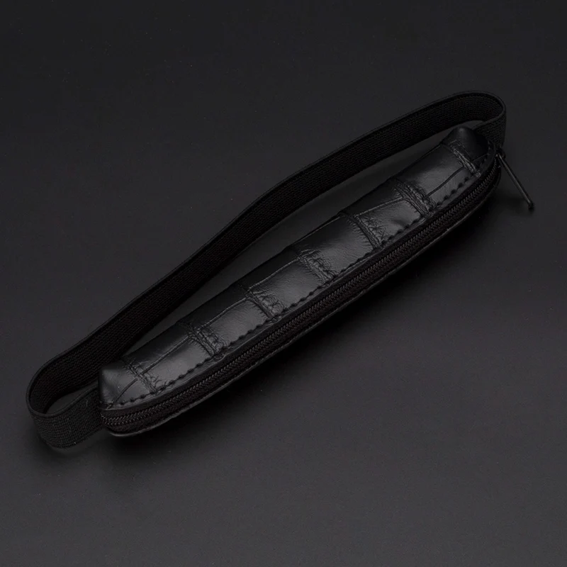 1 шт. кожаный пенал для ручек и карандашей|pen case|pen bagpen leather pouch |