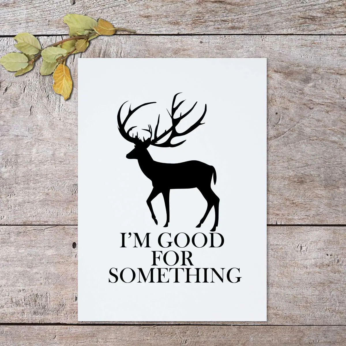 Скандинавский олень черно белое искусство я хорош для чего то настенного