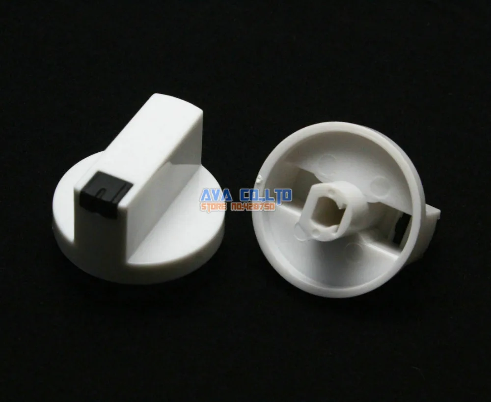 

10 Pieces 34mm Silver Replacement Oven Water Heater Knobs 6mm Hole