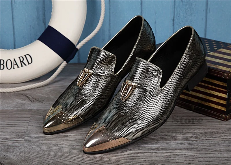 

Hot Sell Mens British Style Boat Shoes Minimalist Design Leather Men Dress Shoes Loafers Formal Business Oxfords Shoes
