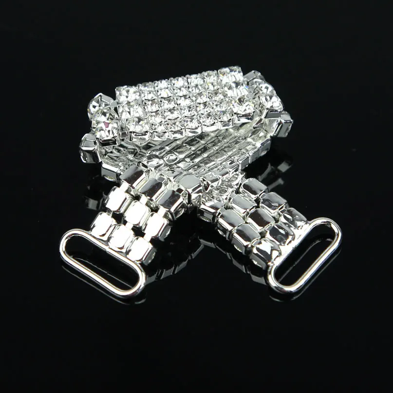 30 шт. 11 7*1 2 см стразы отделка Кристалл бикини Купальники соединители Bling Пряжка