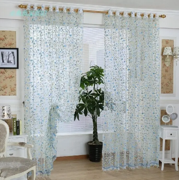 NAPEARL Pastrol дизайн деревенский отвесные шторы для спальни Цветочный Тюль