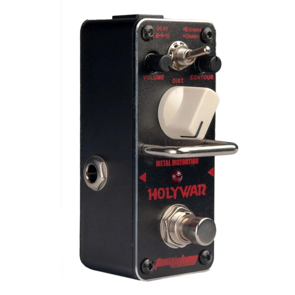 NAOMI AROMA AHOR-3 педаль для гитары HOLY WAR настоящий байпас металлические искажения мини