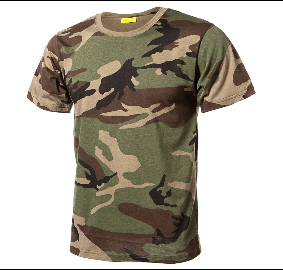 Refire gear Военная камуфляжная футболка Для мужчин чулочно-носочные изделия US армейская тактическая футболка лето быстросохнущая дышащая мужская футболки
