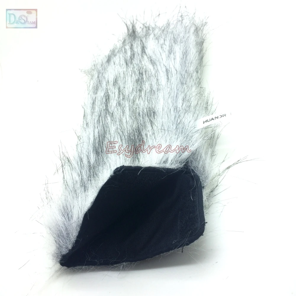 Профессиональный уличный пыльный микрофон Меховой чехол ветровое стекло муфта