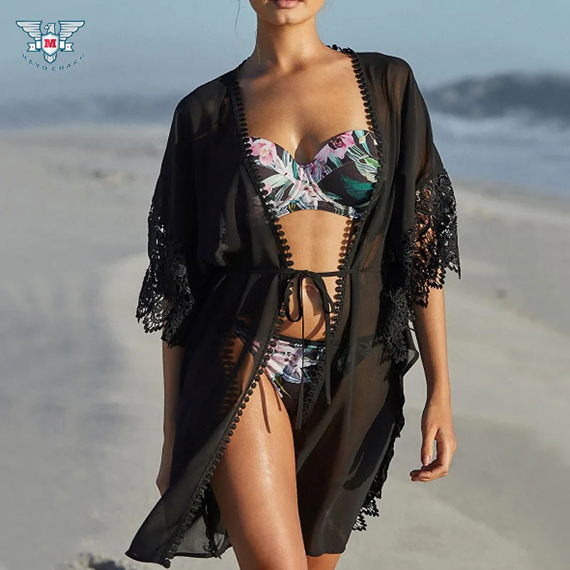 Женские пляжные платья с v образным вырезом летние покрывала мини Vestidos сарафан